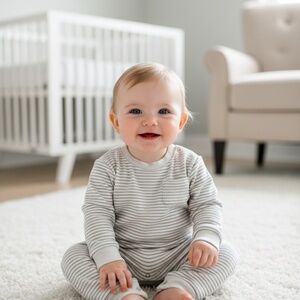 Cozy Heavy Weight Cotton Onesie size 6-12m.